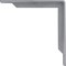 Ekena Millwork Stockport Steel Bracket, Hammered Light Blue 2"W x 12"D x 12"H BKTM02X12X12STHLB - alternate 2